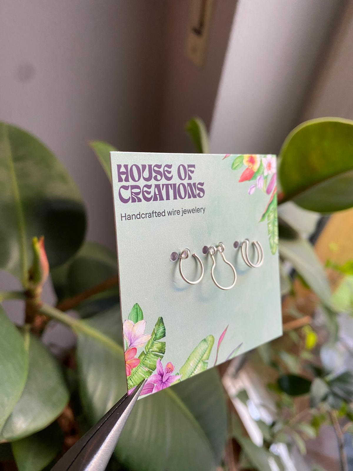 3er-Mix Nasenring/Septum/Doppel Nosecuff Set | Dreierpack fake Nasenpiercing