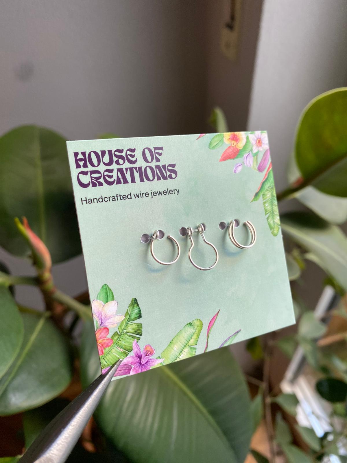 3er-Mix Nasenring/Septum/Doppel Nosecuff Set | Dreierpack fake Nasenpiercing