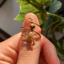 Lade das Bild in den Galerie-Viewer, Unakite Fairy Wire Ring
