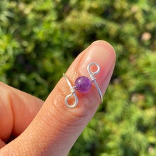Lade das Bild in den Galerie-Viewer, Amethyst “Infinity” Wire Ring
