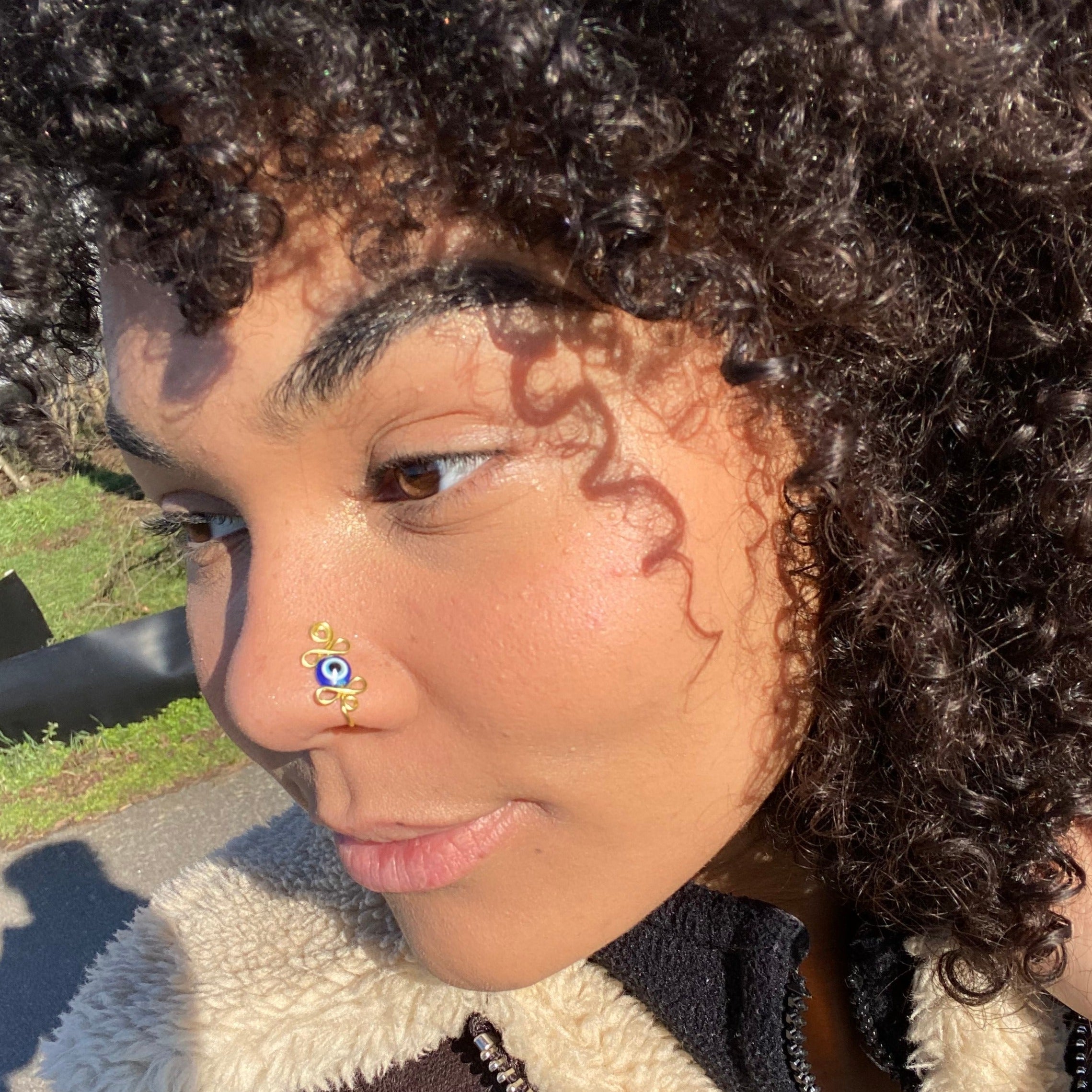 "Evil Eye" Nose Cuff