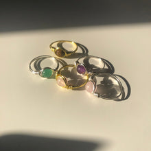 Lade das Bild in den Galerie-Viewer, Green Aventurine “Divine&quot; Wire Ring
