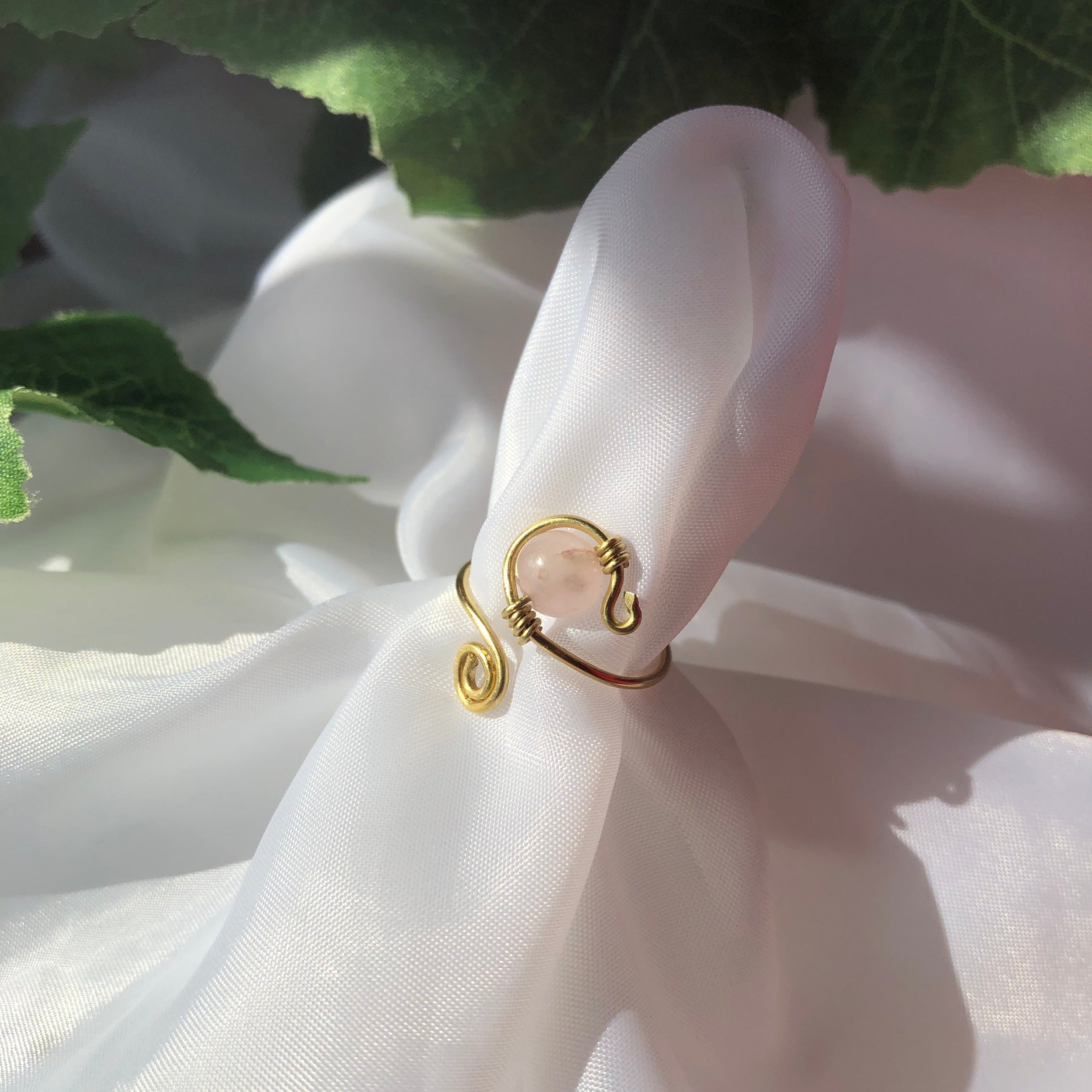 "Symphony" Crystal Wire Ring