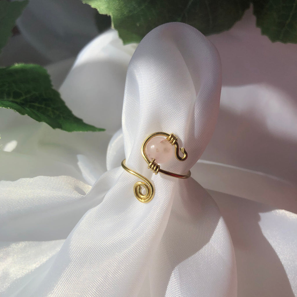 "Symphony" Crystal Wire Ring