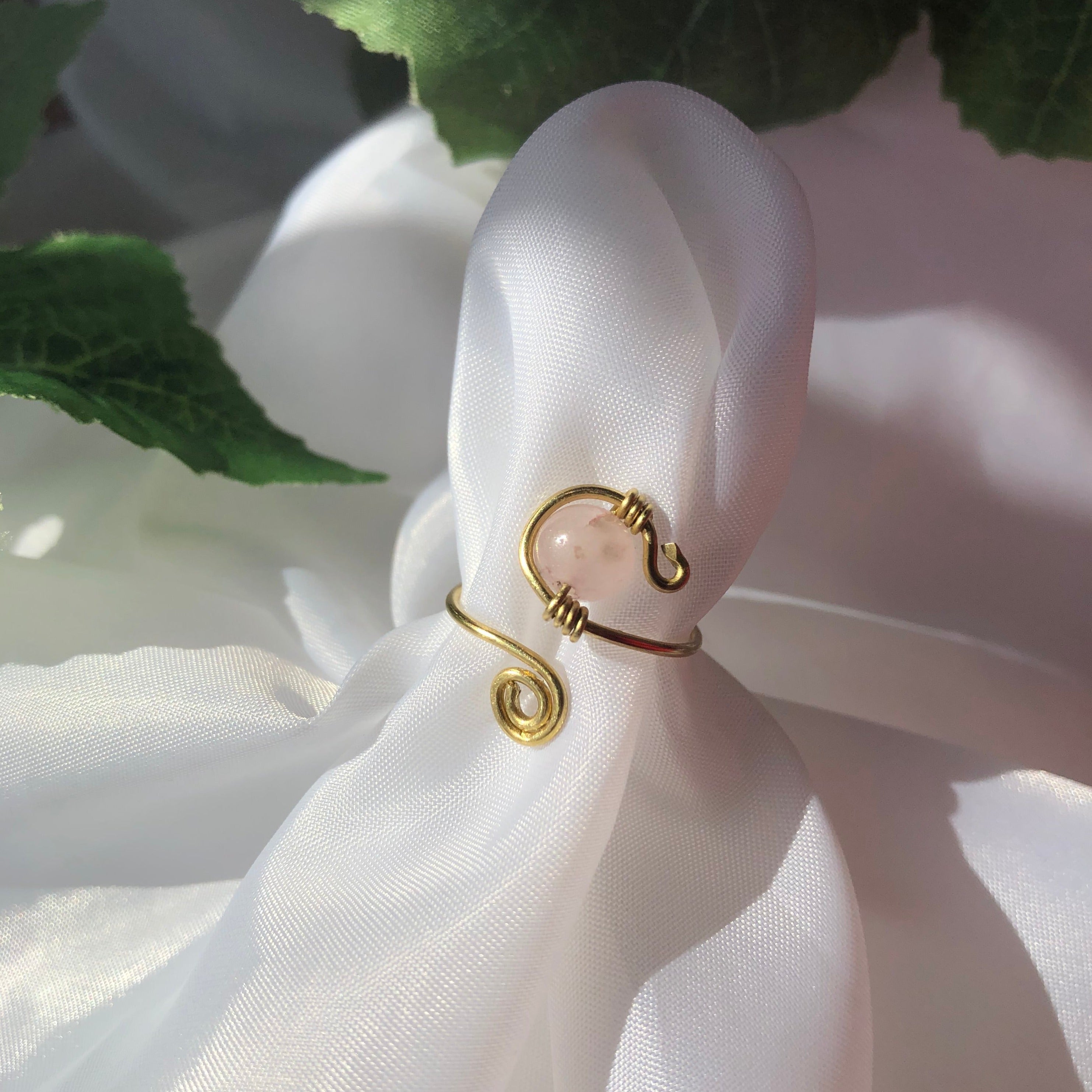 "Symphony" Crystal Wire Ring