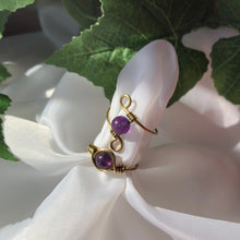 Lade das Bild in den Galerie-Viewer, Amethyst Infinity Ring Bundle
