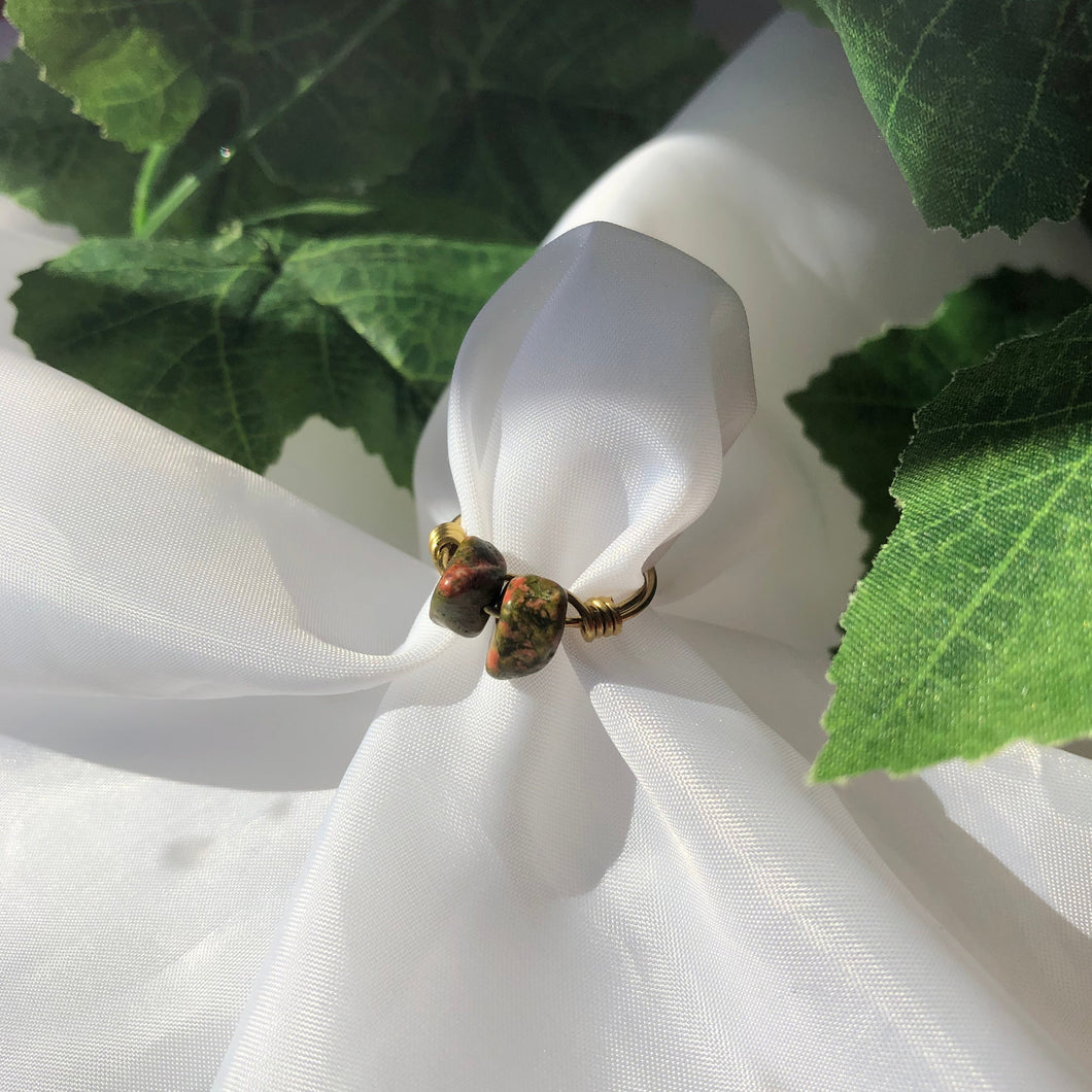 Unakit Minimal Crystal Ring