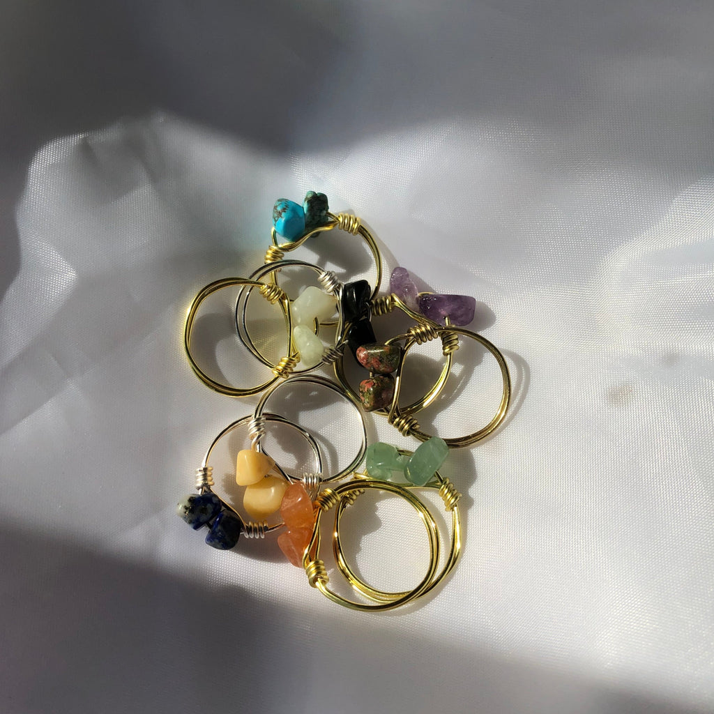 Unakit Minimal Crystal Ring