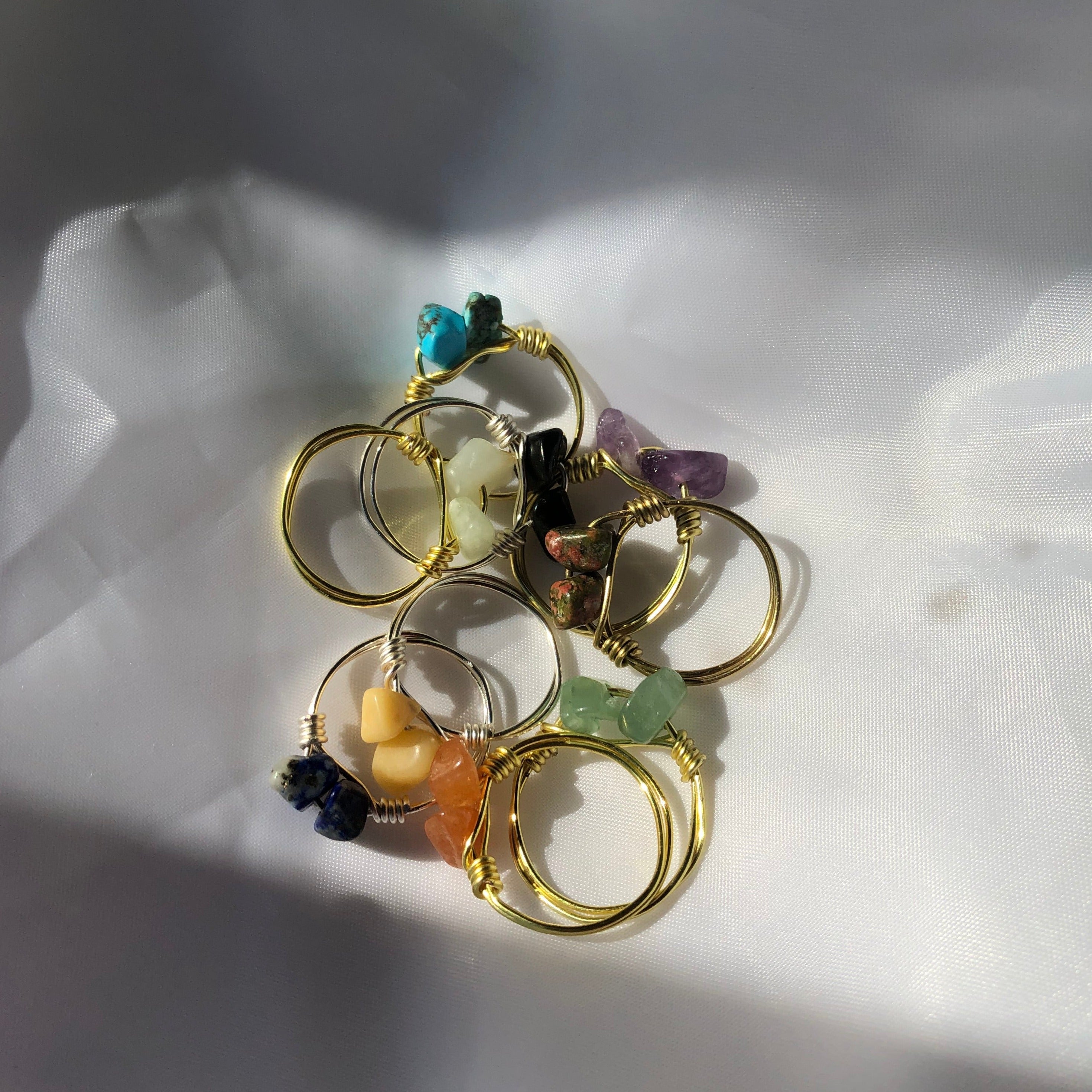 Unakit Minimal Crystal Ring