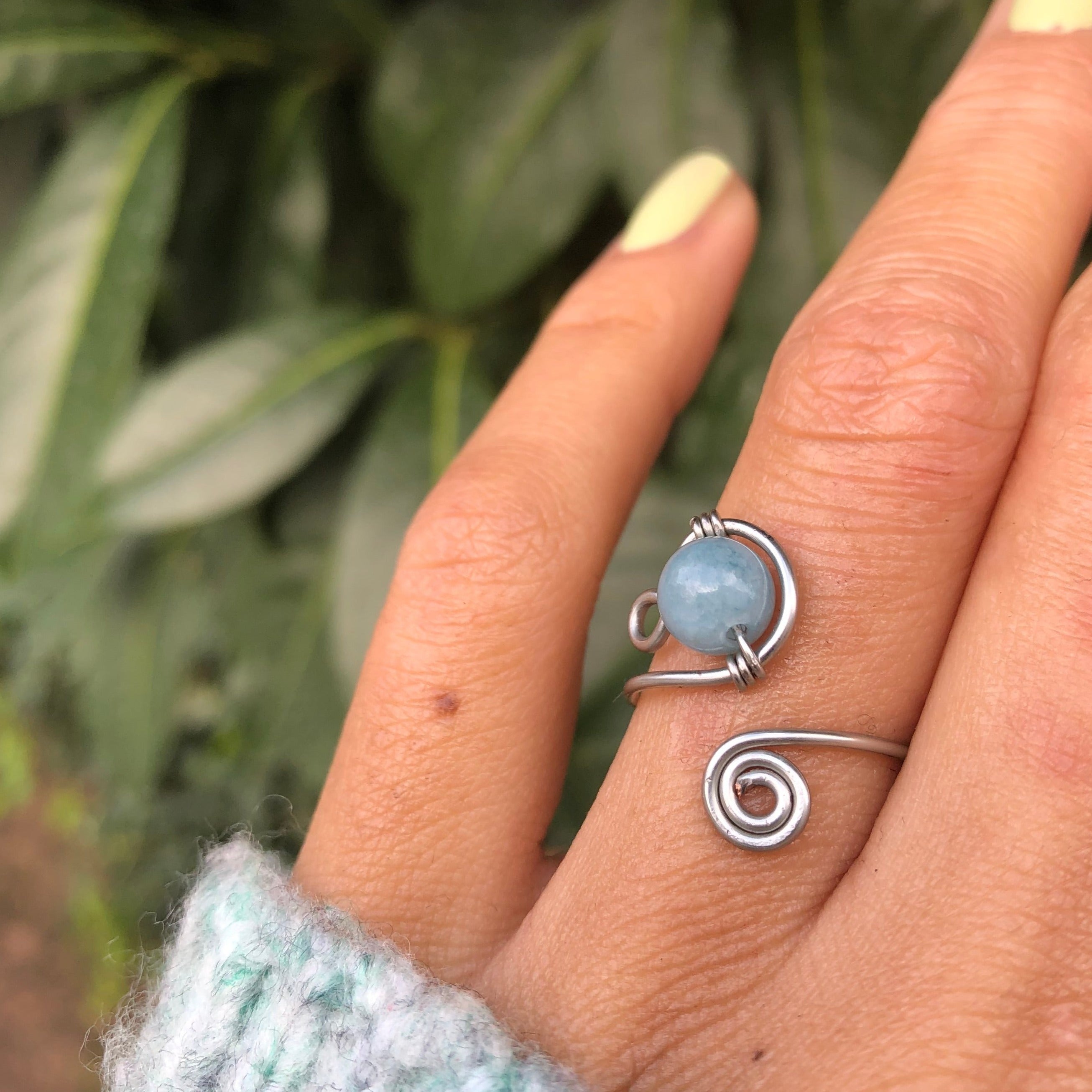 "Symphony" Crystal Wire Ring