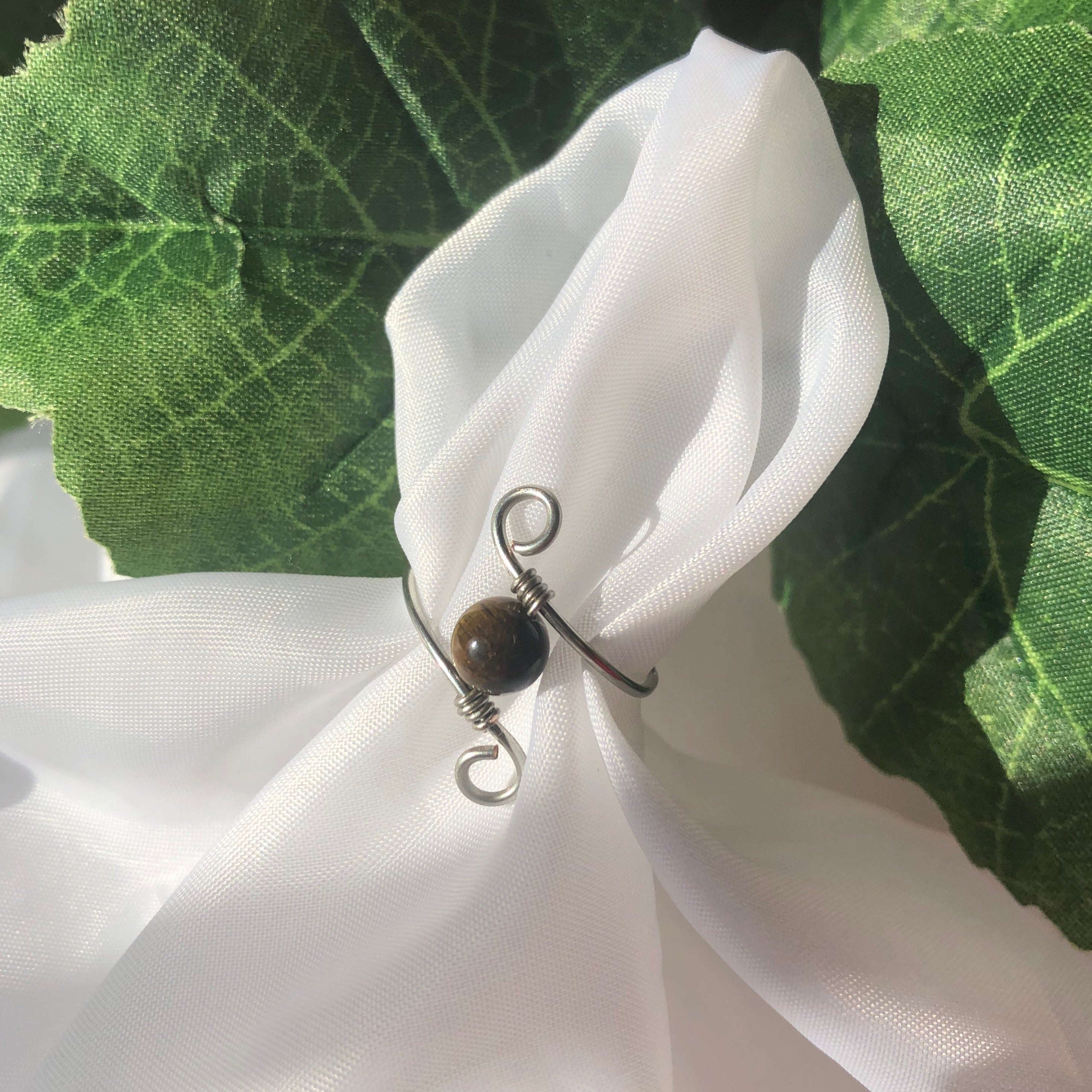 Tigers Eye “Infinity” Wire Ring