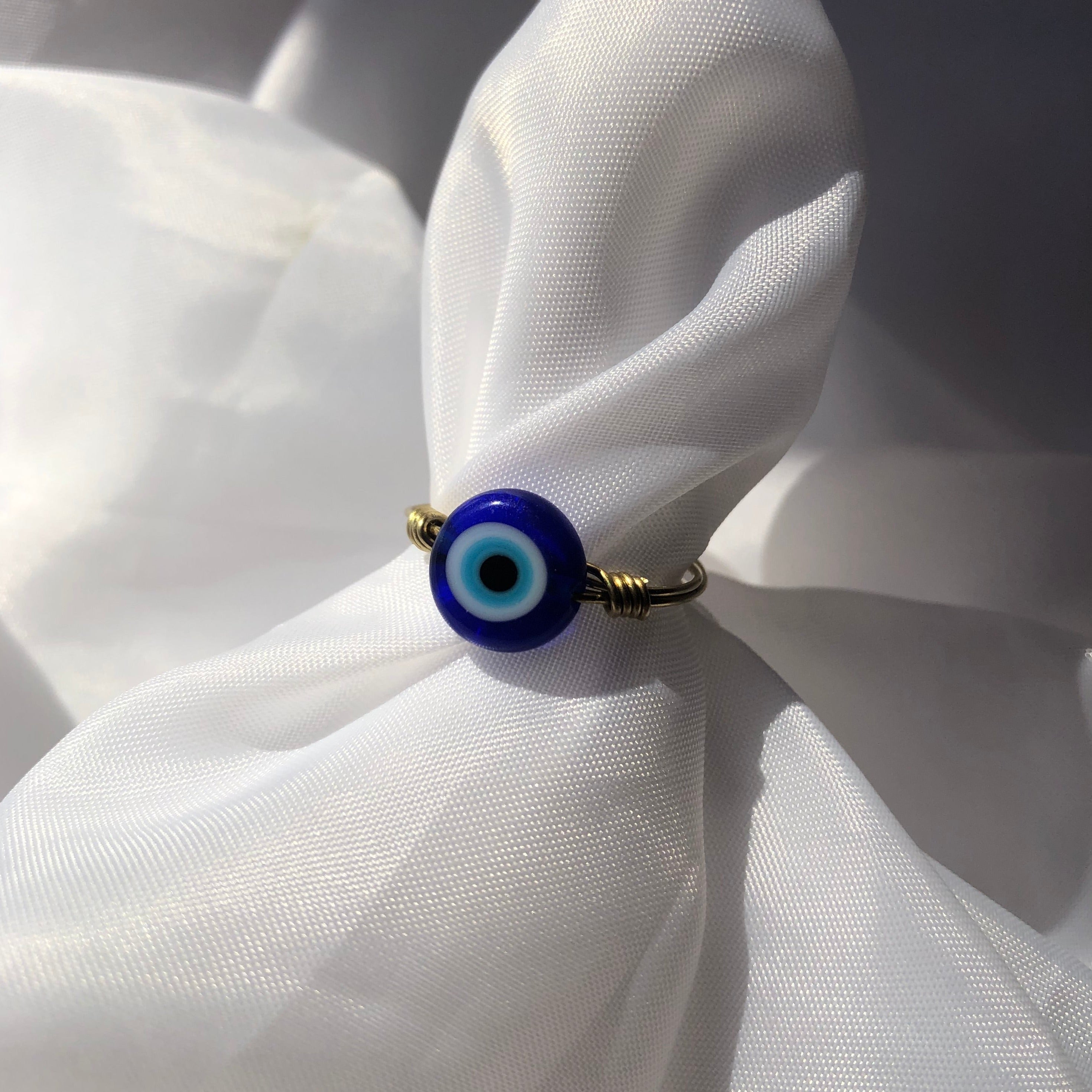 Nazar Amulet Wire Ring