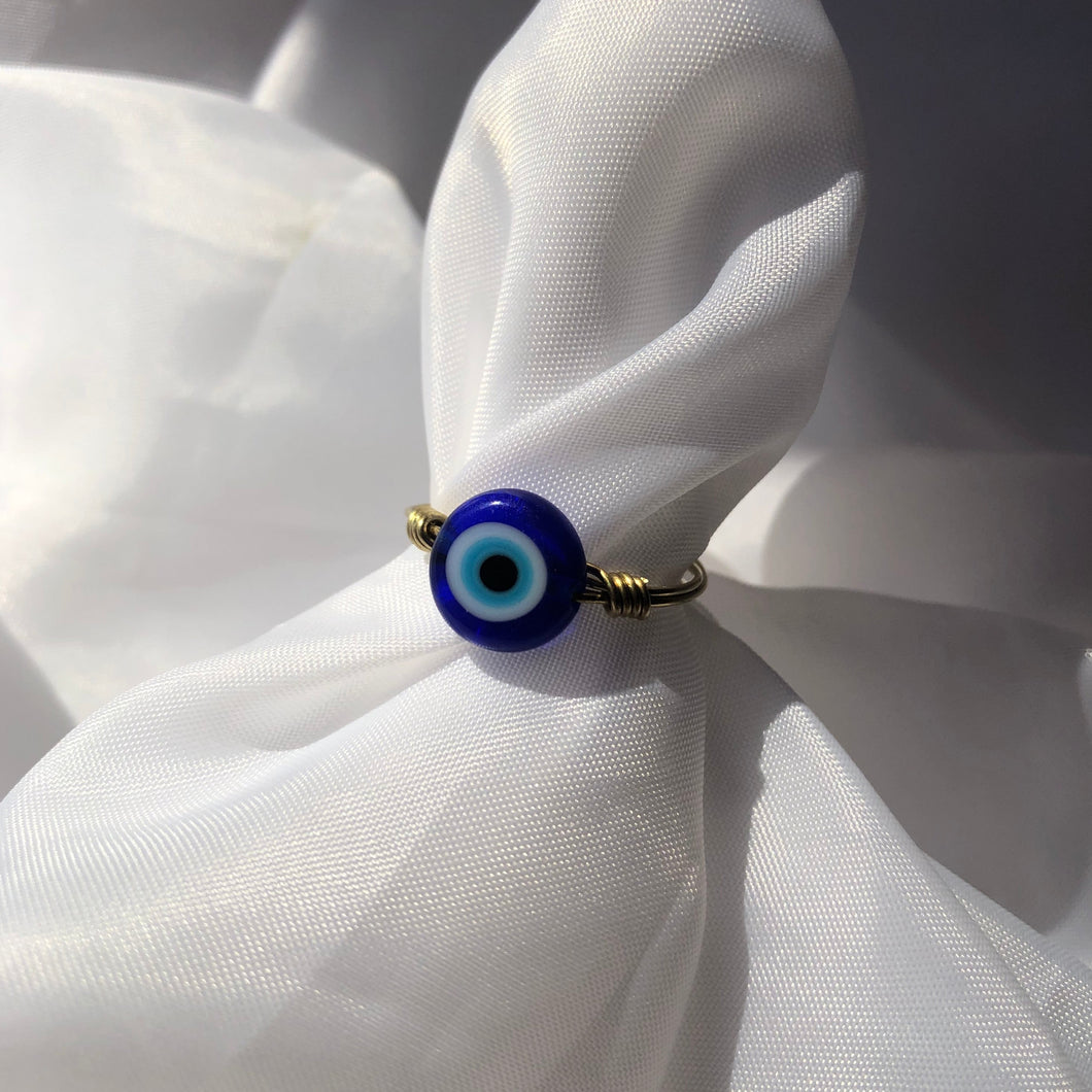Nazar Amulet Wire Ring