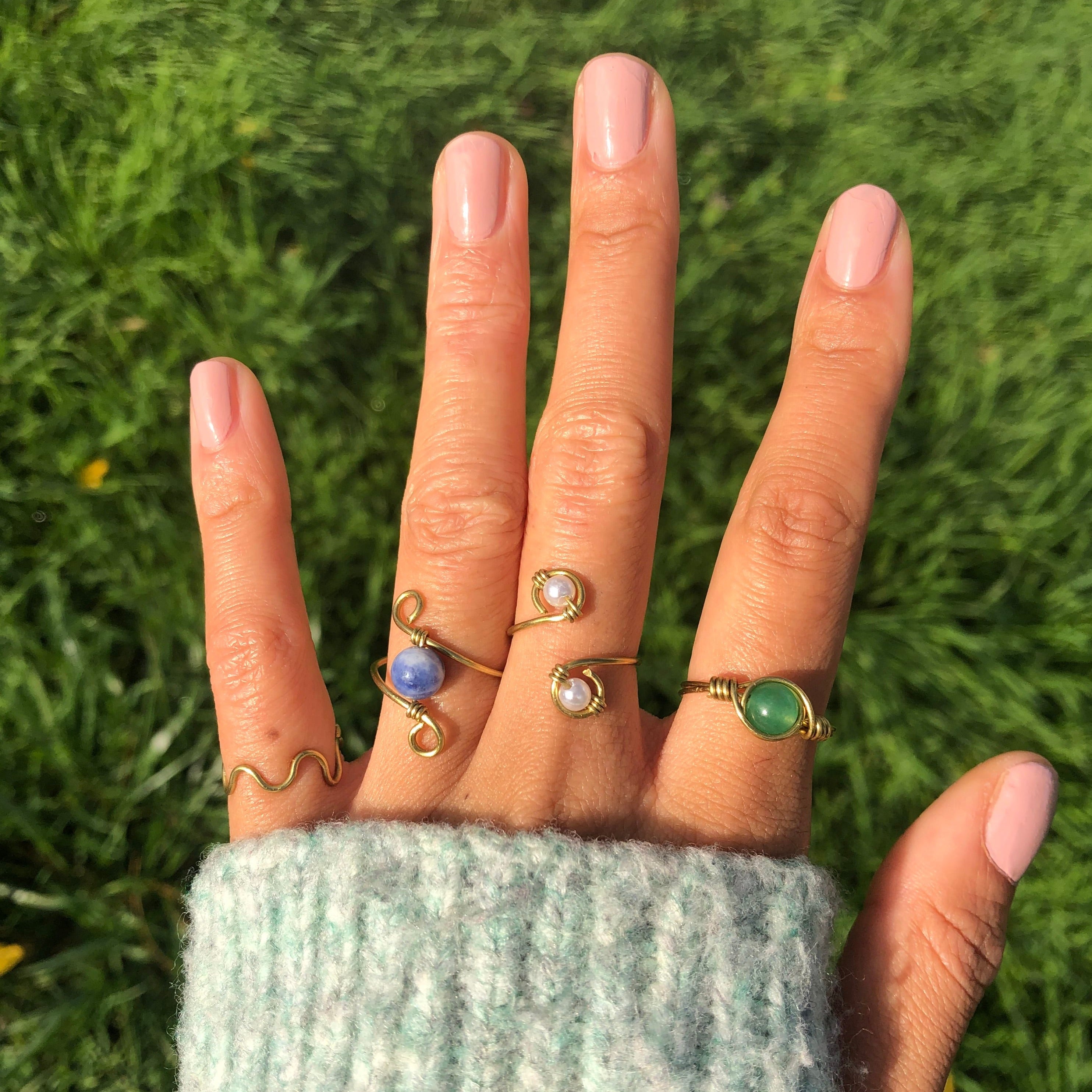 "Sunset" Wire Ring