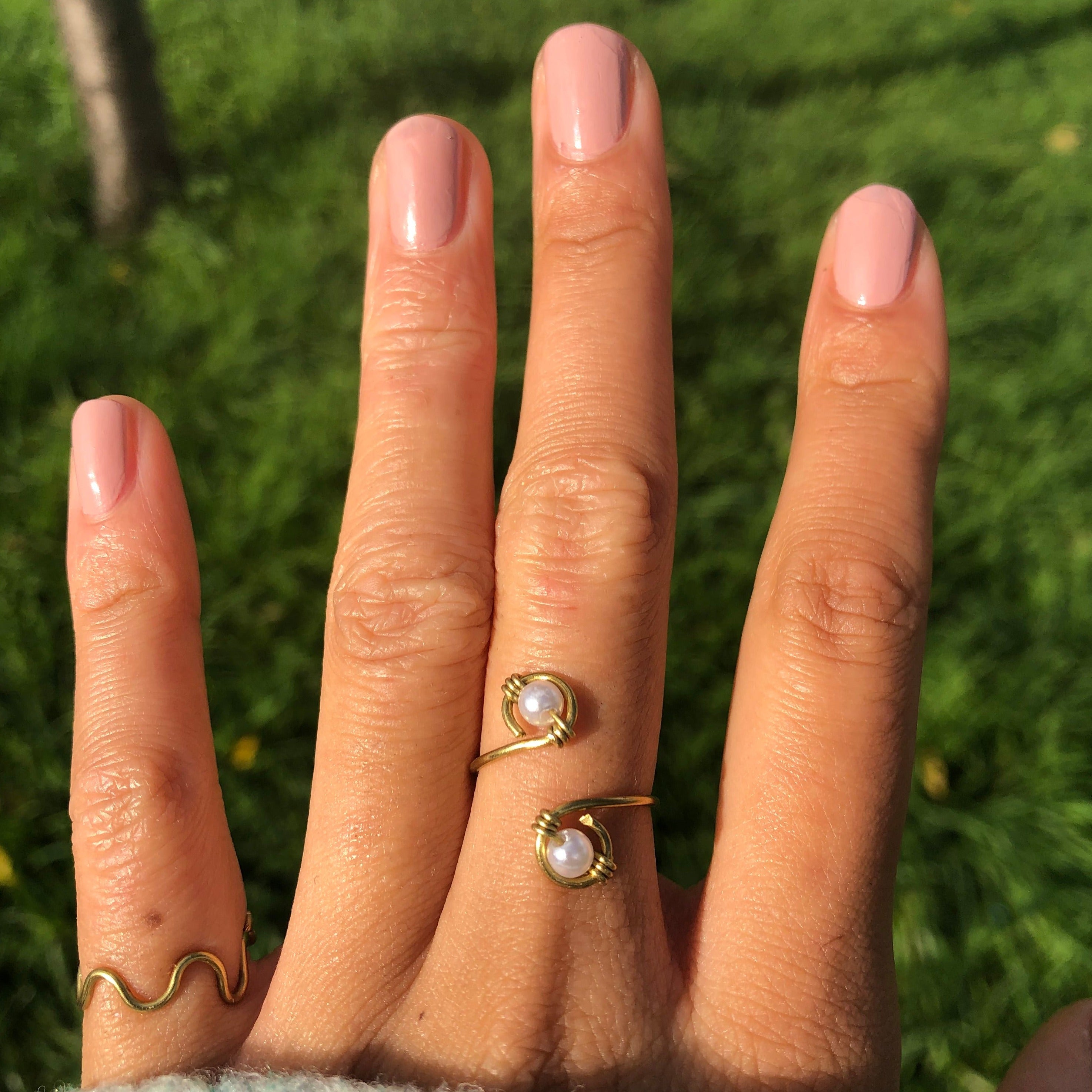 "Sunset" Wire Ring