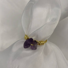 Lade das Bild in den Galerie-Viewer, Amethyst Minimal Crystal Ring
