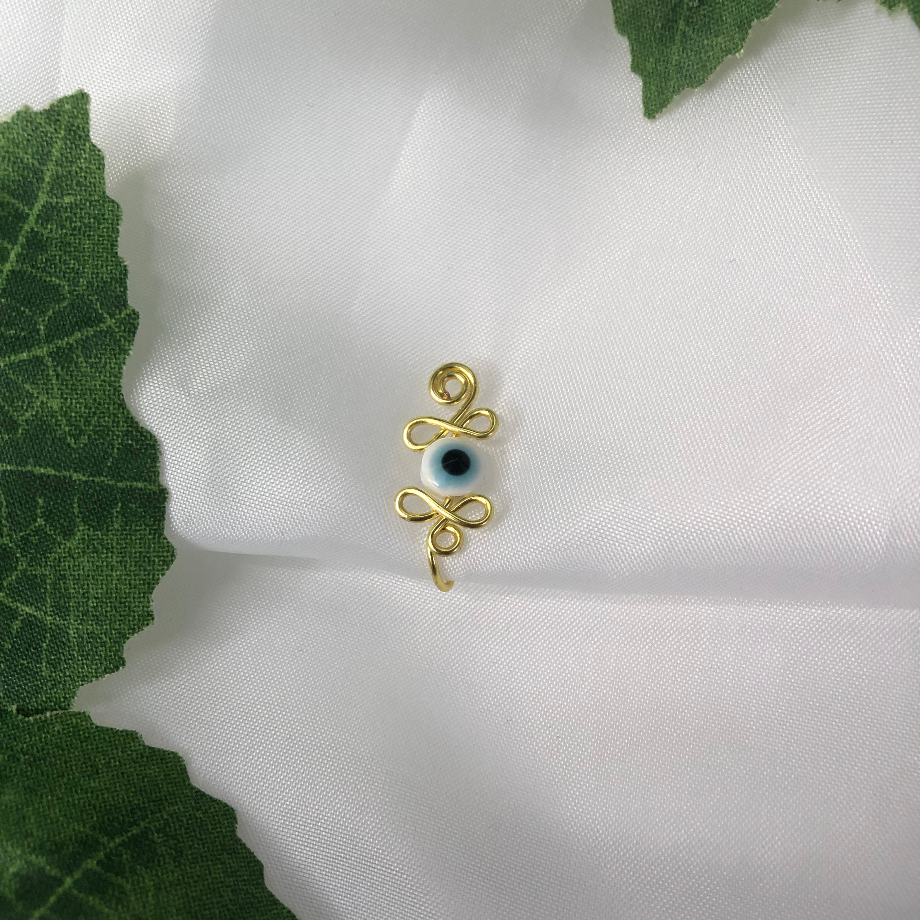 "Evil Eye" Nose Cuff
