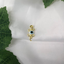 Lade das Bild in den Galerie-Viewer, &quot;Evil Eye&quot; Nose Cuff
