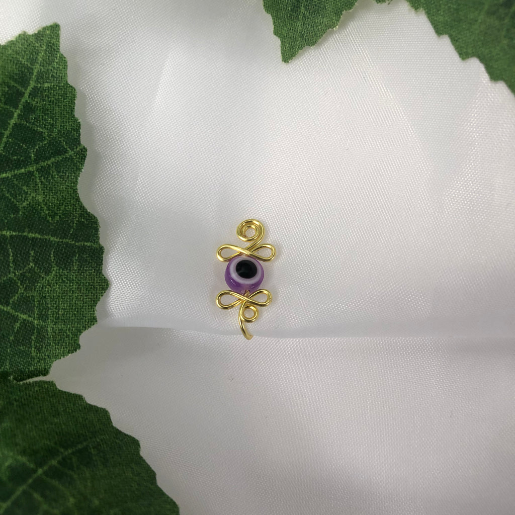 "Evil Eye" Nose Cuff