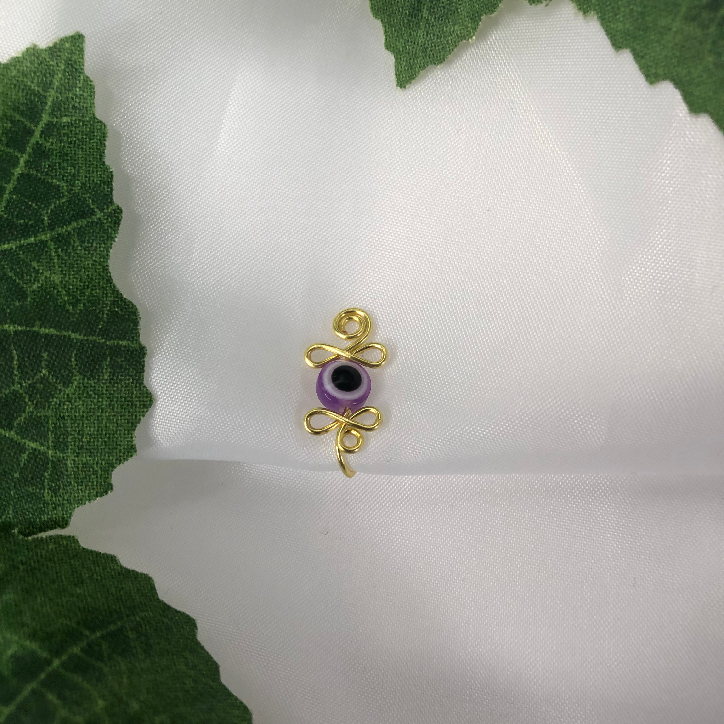 "Evil Eye" Nose Cuff
